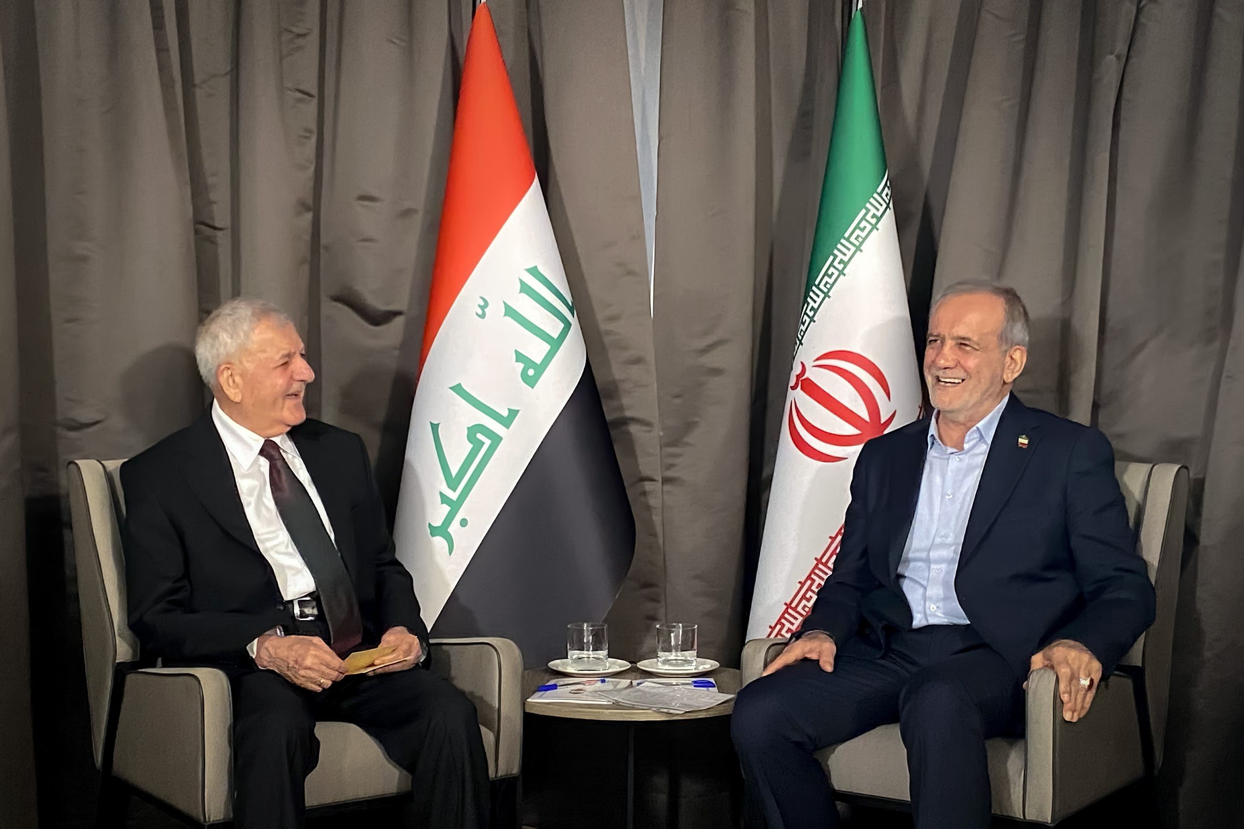 روسای جمهور ایران و عراق درباره پیامدهای اقدامات رژیم صهیونیستی گفت‌و گو کردند.