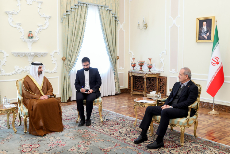 دکتر پزشکیان در آیین دریافت استوارنامه سفیر جدید امارات