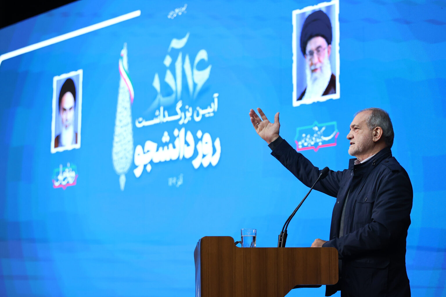 مسعود پزشکیان در روز دانشجو، مطالبات دانشجویان را می‌‎شنود.